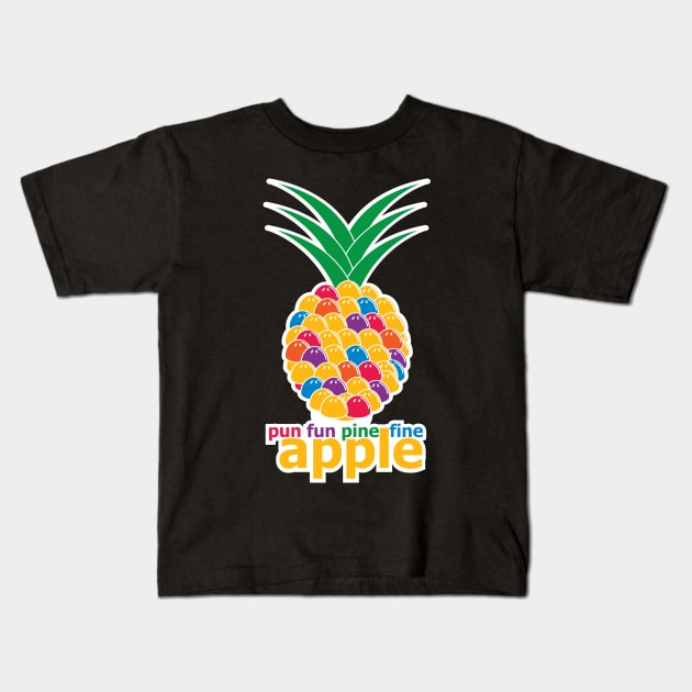 Pineapple fineapple Kids T-Shirt by Tees4Elliott